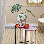 Ваза из фарфора с ручной росписью Leopard Collection  варинант исполнения - 6 | Loft Concept в Грозном