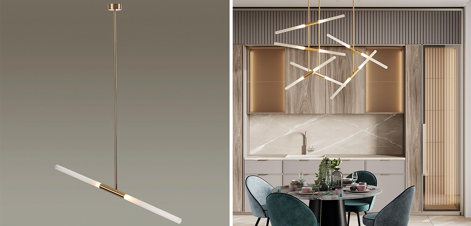 Светильник Gold Delta Light 2 lamp Светильник Gold Delta Light 2 lamp - Loft-Concept в Грозном