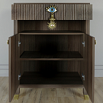 Комод Elsa Dreams Walnut Двухстворчатый  варинант исполнения - 5 | Loft Concept в Грозном