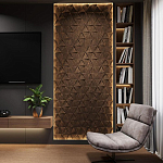 Гипсовая 3D панель с принтографией PM-50 варинант исполнения - 4 | Loft Concept в Грозном