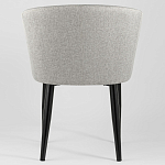 Мягкое кресло на металлических ножках Shaggy Grey варинант исполнения - 4 | Loft Concept в Грозном