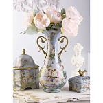 Ваза фарфоровая с попугаями Gaya варинант исполнения - 9 | Loft Concept в Грозном