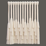 Декор на стену Белые Кисти Wall decor White Tassels варинант исполнения - 3 | Loft Concept в Грозном