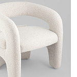 Кресло дизайнерское для лаунж зоны жемчужного цвета Pearl Lounge варинант исполнения - 4 | Loft Concept в Грозном