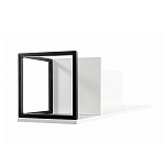 Полка навесная белая открытая Strict Lines  варинант исполнения - 4 | Loft Concept в Грозном