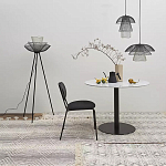 Торшер с трехъярусным плафоном из металлической сетки Metal Mesh Floor Lamp варинант исполнения - 2 | Loft Concept в Грозном