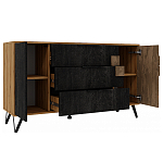 Комод с 3-мя ящиками и дверцей Stone Effect варинант исполнения - 4 | Loft Concept в Грозном