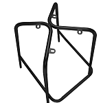 Барный стул со спинкой и подлокотниками на 4-х металлических ножках Douglas Rhombus Серый Велюр варинант исполнения - 6 | Loft Concept в Грозном