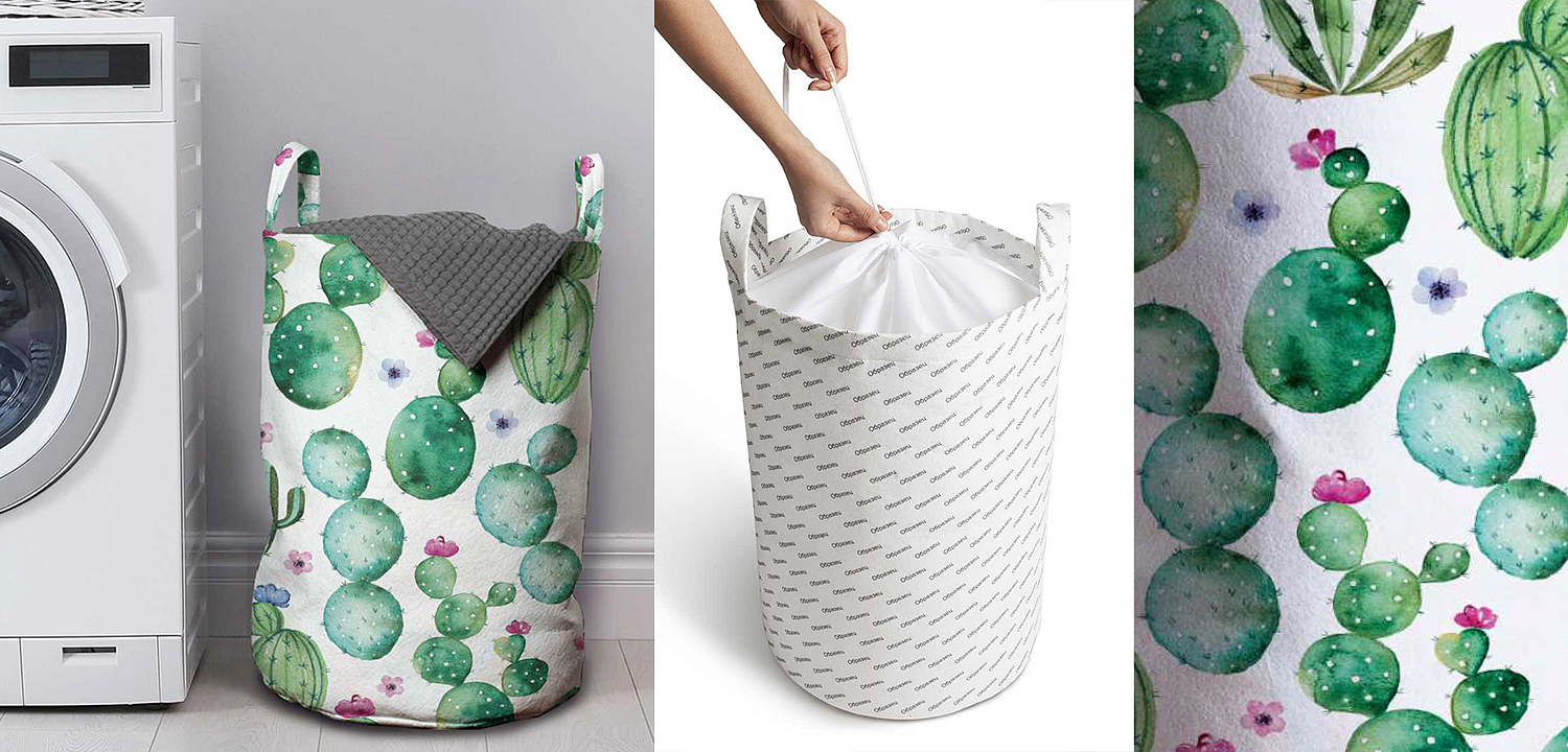 Корзина Cactus Pattern Basket Корзина Cactus Pattern Basket - Loft-Concept в Грозном