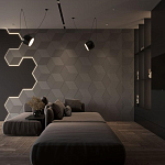 Гипсовая 3D Панель M-52 варинант исполнения - 1 | Loft Concept в Грозном