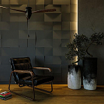 Гипсовая 3D Панель M-08 варинант исполнения - 2 | Loft Concept в Грозном