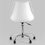 Офисный стул на металлическом основании EGGERY White варинант исполнения - 5 | Loft Concept в Грозном