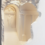 Встраиваемый в стену гипсовый светильник под покраску в античном стиле Antiquity Athena варинант исполнения - 9 | Loft Concept в Грозном