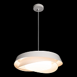 Подвесной светильник круглый белого цвета из металла Vita Cuna варинант исполнения - 4 | Loft Concept в Грозном