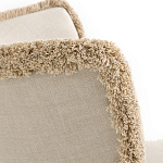 Кресло с декором бахрома Linen Fringe Chair Beige варинант исполнения - 5 | Loft Concept в Грозном