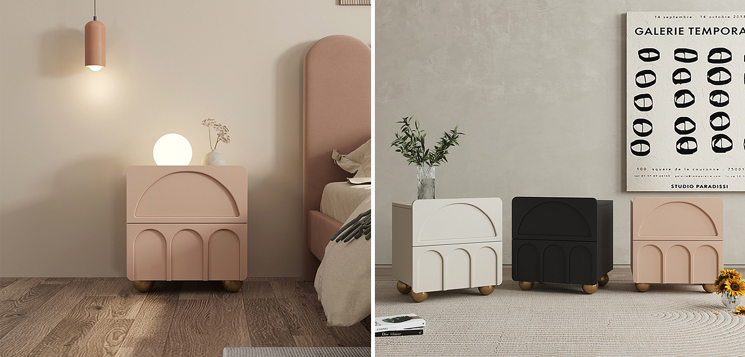Тумба Arch Nightstand Pink Тумба Arch Nightstand Pink - Loft-Concept в Грозном
