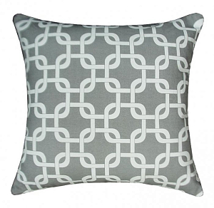 Подушка gray ornament