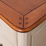 ТВ-тумба из массива дерева в стиле прованс Montmartre Provence TV Stand варинант исполнения - 5 | Loft Concept в Грозном