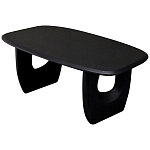 Кофейный стол из массива акации Veras Coffee Table Black варинант исполнения - 1 | Loft Concept в Грозном