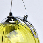 Люстра линейная с 5-ю разноцветными стеклянными плафонами Kaleido варинант исполнения - 9 | Loft Concept в Грозном