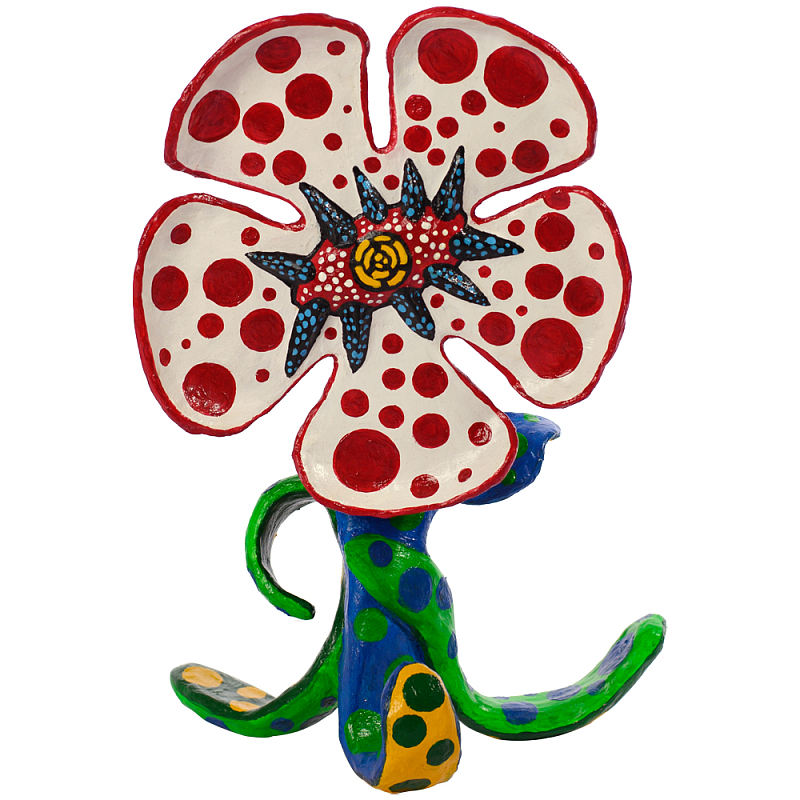 Декоративная статуэтка Yayoi Kusama Flowers that Bloom at Midnight Red Мульти Декоративная статуэтка Yayoi Kusama Flowers that Bloom at Midnight Red Мульти в Грозном | Loft Concept