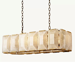 Люстра с абажуром из прямоугольных мраморных панелей Calling to Shine варинант исполнения - 3 | Loft Concept в Грозном