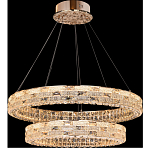 Люстра на 2 кольца с текстурной огранкой Reflection of Reality варинант исполнения - 5 | Loft Concept в Грозном