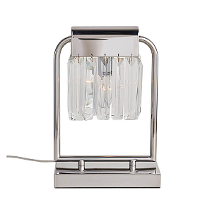 Настольная лампа Crystal Pendants chrome