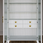 Дизайнерский шкаф витрина Elsa Dreams White с 4-мя ящиками варинант исполнения - 6 | Loft Concept в Грозном