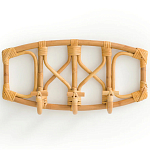 Настенная вешалка из ротанга Willa Wall Hanger S варинант исполнения - 2 | Loft Concept в Грозном