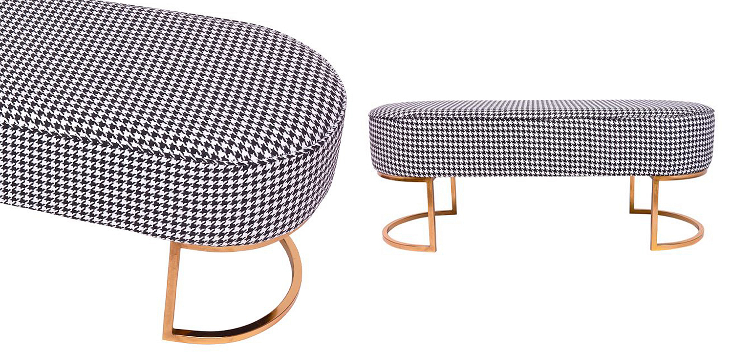 Банкетка Black and White - Loft-Concept в Грозном