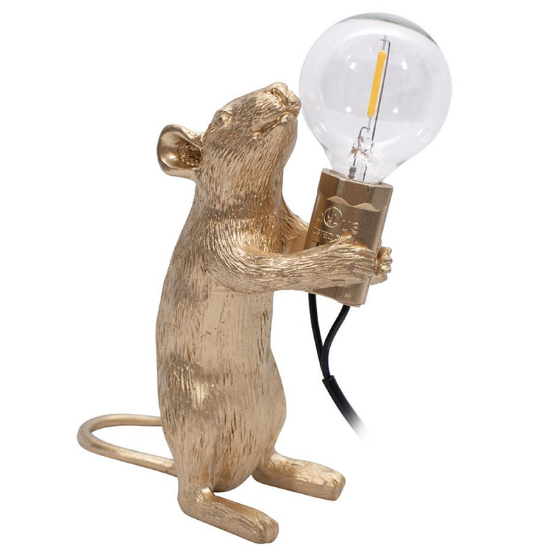 Настольная лампа Mouse gift Gold Золотой Настольная лампа Mouse gift Gold Золотой в Грозном | Loft Concept