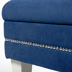 Мягкая банкетка с зоной для хранения Casket Blue варинант исполнения - 3 | Loft Concept в Грозном