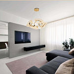 Люстра подвесная с 6-ю круглыми светодиодными лампами Catcher варинант исполнения - 2 | Loft Concept в Грозном