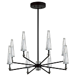 Люстра с прозрачными плафонами из стекла Umbrella варинант исполнения - 1 | Loft Concept в Грозном