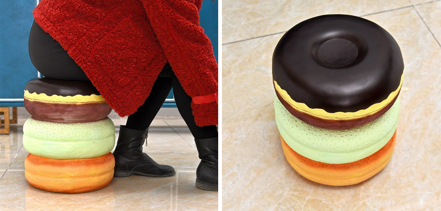 Приставной табурет Пончики Three Donuts Stool Приставной табурет Пончики Three Donuts Stool - Loft-Concept в Грозном