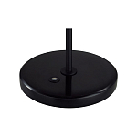 Настольная лампа черного цвета с круглым основанием и длинным прямым плафоном Trumpet tube варинант исполнения - 3 | Loft Concept в Грозном