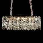 Люстра овальная с хрустальными подвесками Roul Crystal Light варинант исполнения - 2 | Loft Concept в Грозном