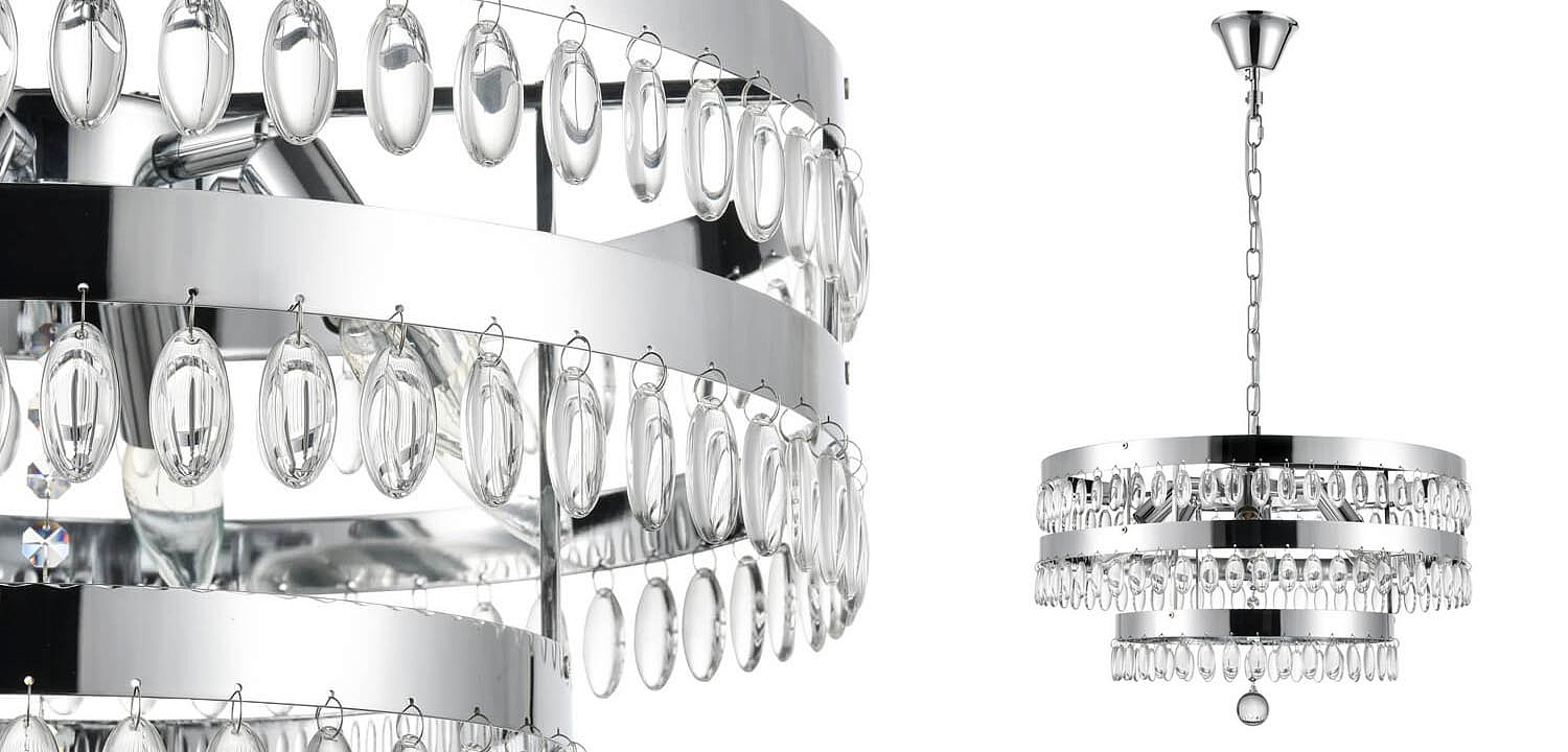 Люстра Oberon Chandelier chrome 50 Люстра Oberon Chandelier chrome 50 - Loft-Concept в Грозном