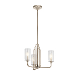  Люстра с прозрачными рифлеными цилиндрическими плафонами Kichler варинант исполнения - 9 | Loft Concept в Грозном