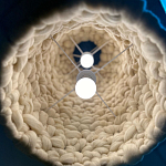 Вязаный подвесной светильник из шерсти Dome Wool Lamp  варинант исполнения - 5 | Loft Concept в Грозном