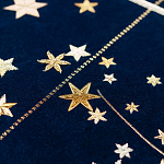 Обои с вышивкой ручной работы Cosmos Original colourway on velvet варинант исполнения - 4 | Loft Concept в Грозном