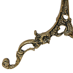 Стол бронзовый круглый с мраморной столешницей Coffee De Bronze варинант исполнения - 2 | Loft Concept в Грозном