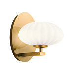  Бра с круглым плафон из матового белого стекла Kichler варинант исполнения - 1 | Loft Concept в Грозном