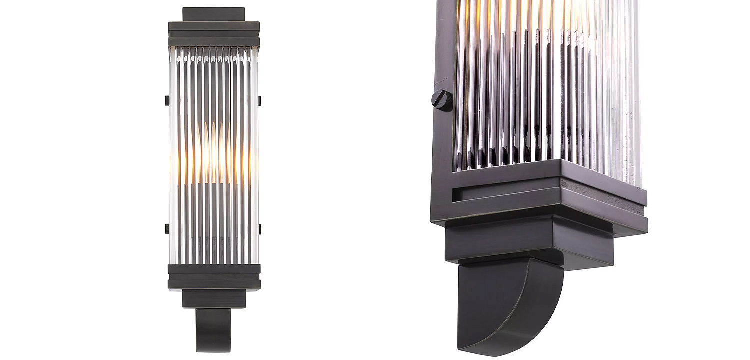 Бра Eichholtz Wall Lamp Bassett Bronze Бра Eichholtz Wall Lamp Bassett Bronze - Loft-Concept в Грозном
