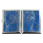 Портсигар с газовой зажигалкой из натурального камня Лазурит Stone Cigarettes Cases варинант исполнения - 9 | Loft Concept в Грозном