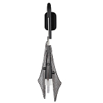 Бра черного цвета с плафоном из рельефного стекла Glass Pod варинант исполнения - 7 | Loft Concept в Грозном