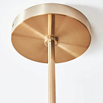 Люстра линейная с 2-мя белыми плиссированными тканевыми абажурами Combination варинант исполнения - 1 | Loft Concept в Грозном