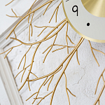 Часы настенные из металла золотые с белым циферблатом Current Time варинант исполнения - 3 | Loft Concept в Грозном