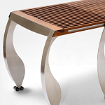 Дизайнерский раздвижной обеденный стол Poltronova Split Dining Table варинант исполнения - 8 | Loft Concept в Грозном